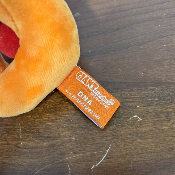 Giant Microbes DNA Plush Stuffed Toy Orange 10" By Drew Oliver - Picture 6 of 9